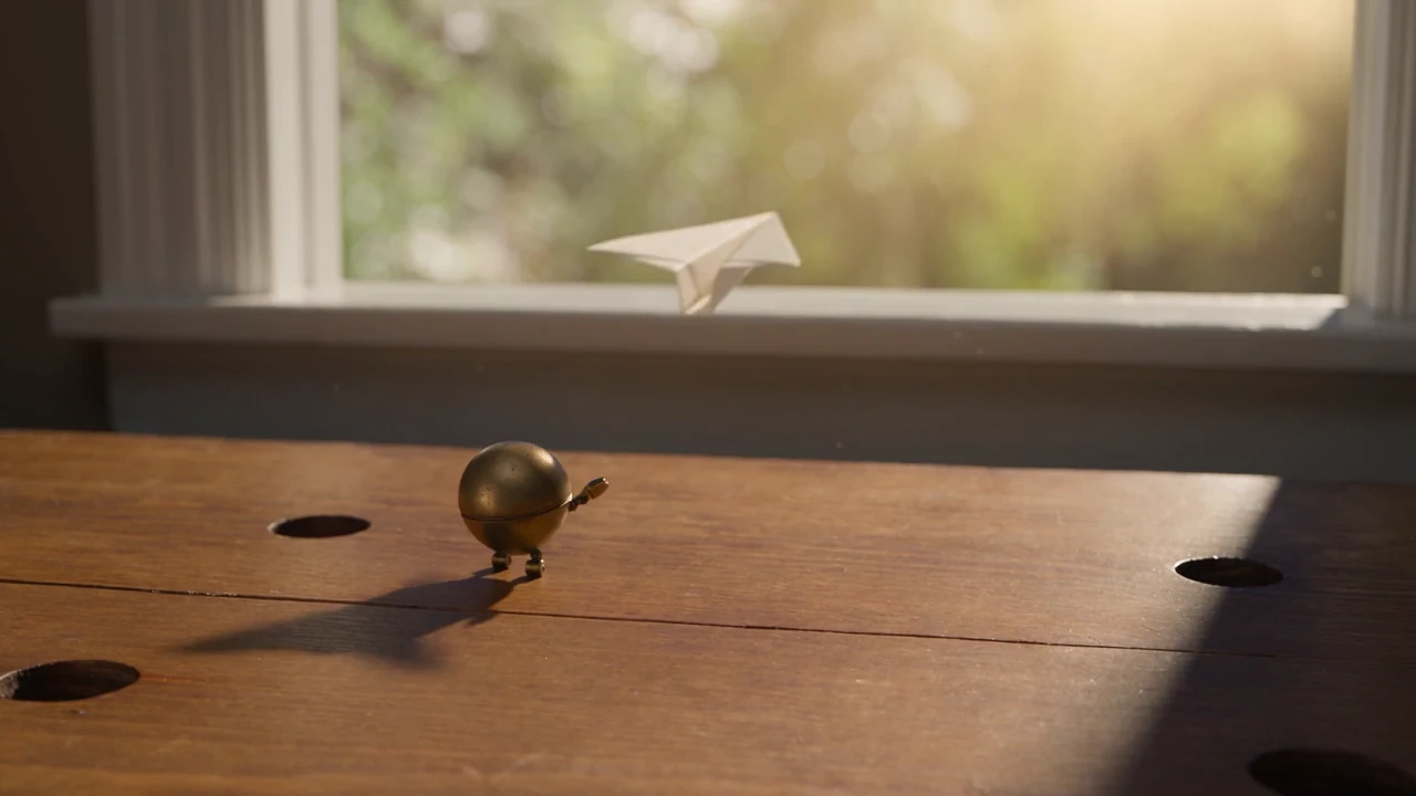 The paper wing, an original Seedance 2.5 film created in Mozify