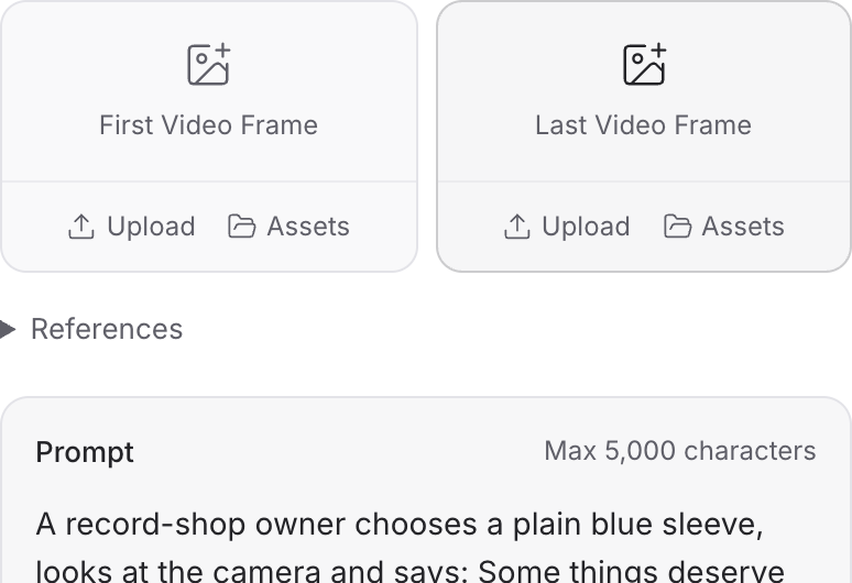 Mozify LTX 2.5 Pro: write the scene prompt